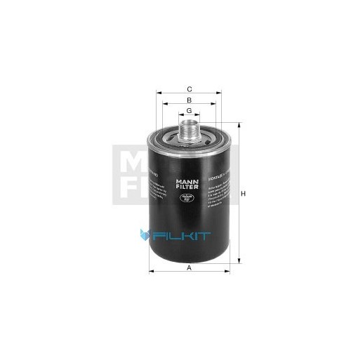 Hydraulic filter WD 940/4 [MANN]
