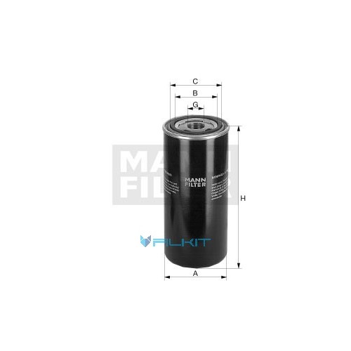 Hydraulic filter WD 962/14 [MANN]