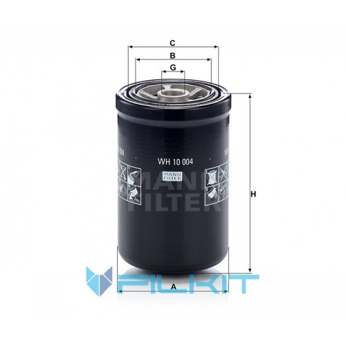 Oil filter WH 10 004 [MANN]