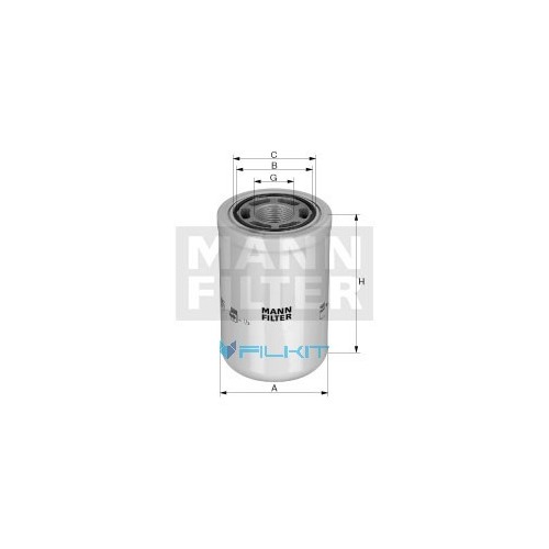 Hydraulic filter WH 1257/1 [MANN]