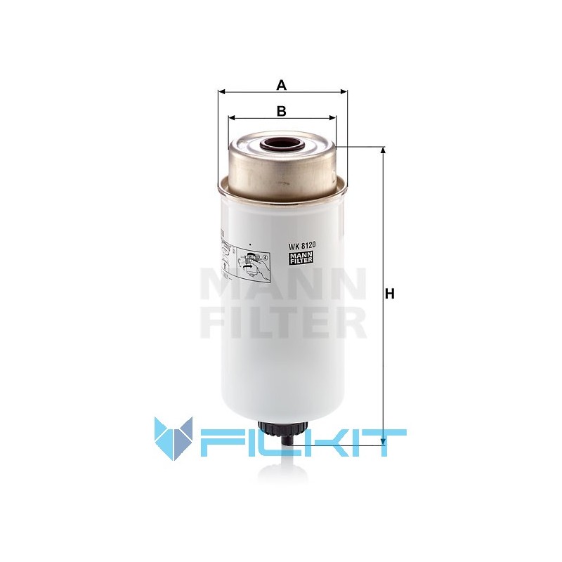 Fuel filter WK 8120 [MANN]