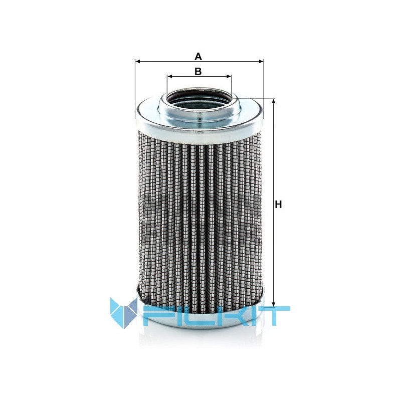 Hydraulic filter (insert) HD 6001 [MANN]