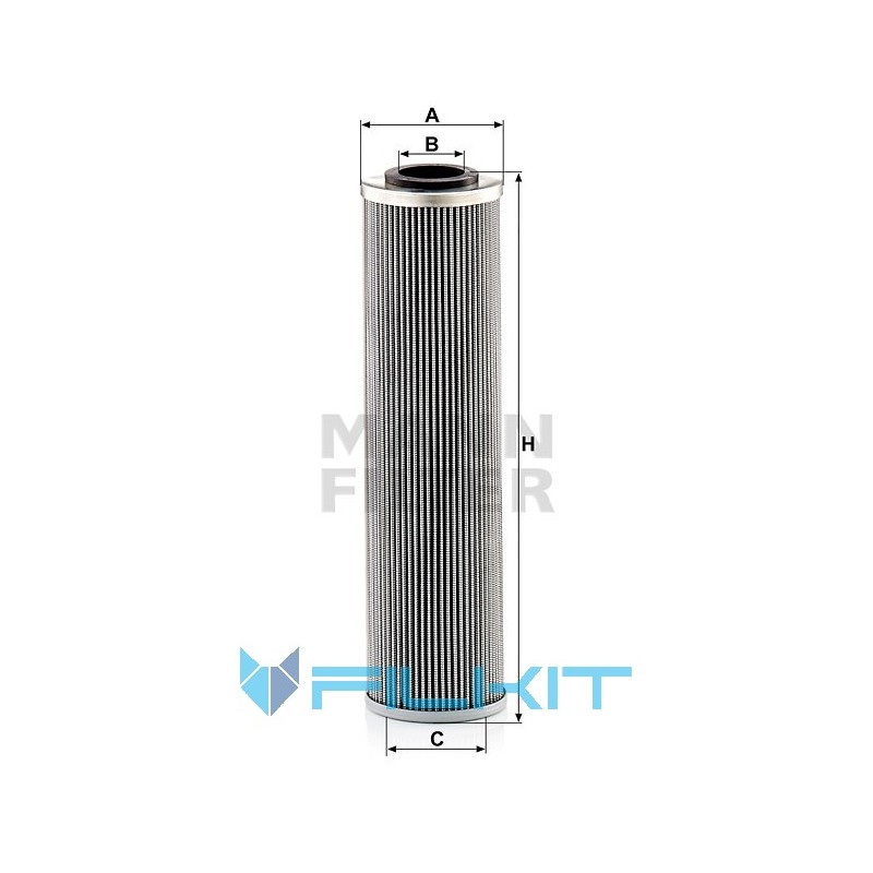 Hydraulic filter (insert) HD 9006 x [MANN]