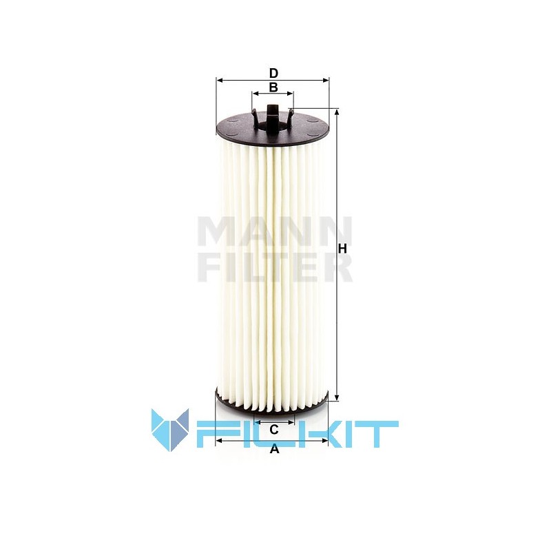 Oil filter (insert) HU 6008/1 z [MANN]