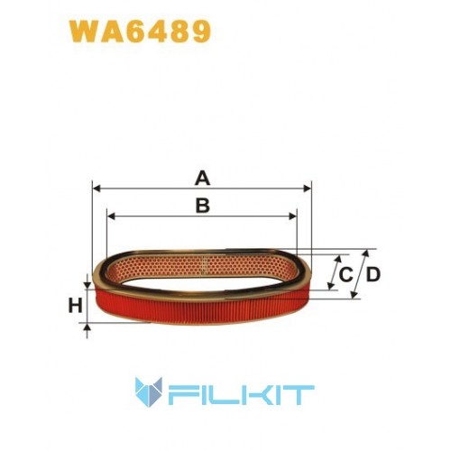 Air filter WA6489 [WIX]