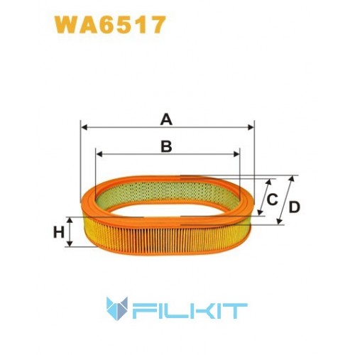 Air filter WA6517 [WIX]