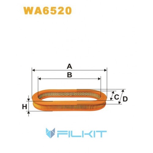 Air filter WA6520 [WIX]