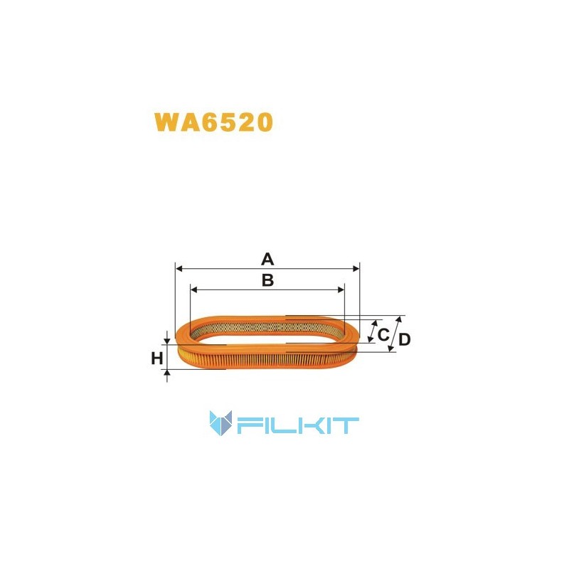 Air filter WA6520 [WIX]