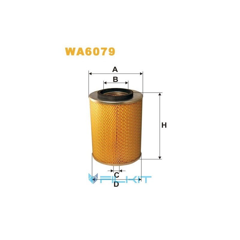 Фільтр повітряний WA6079 [WIX]