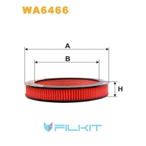 Фільтр повітряний WA6466 [WIX]