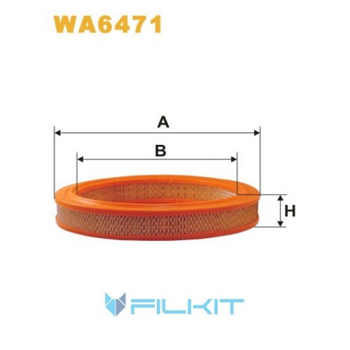 Фільтр повітряний WA6471 [WIX]