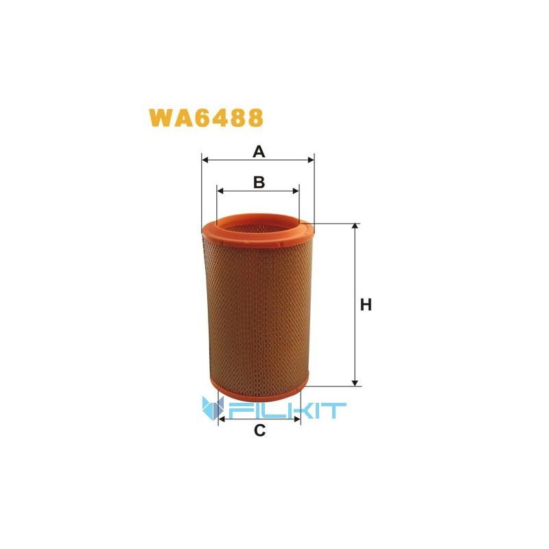 Фільтр повітряний WA6488 [WIX]