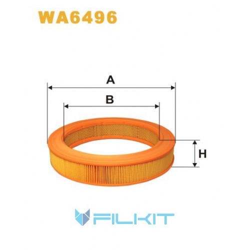 Фільтр повітряний WA6496 [WIX]