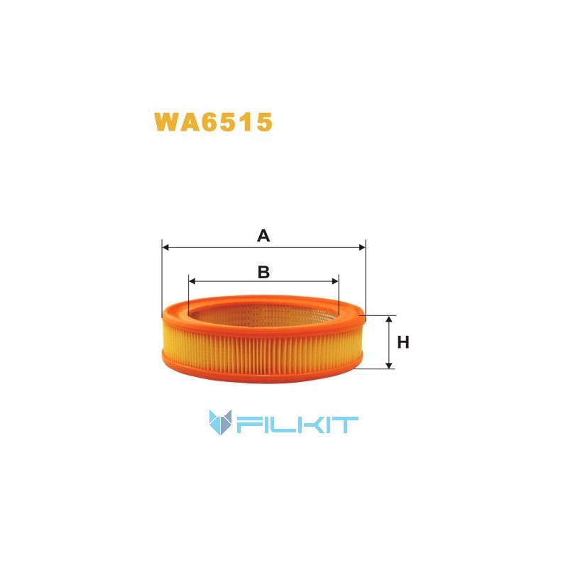 Фільтр повітряний WA6515 [WIX]