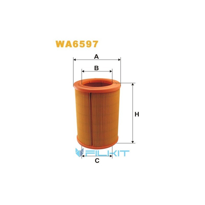 Фільтр повітряний WA6597 [WIX]