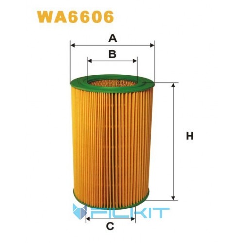 Фильтр воздушный WA6606 [WIX]