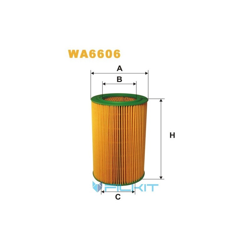 Фільтр повітряний WA6606 [WIX]