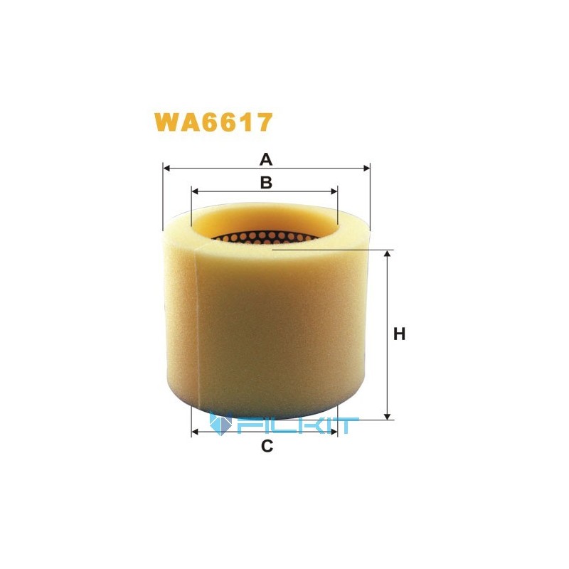 Air filter WA6617 [WIX]