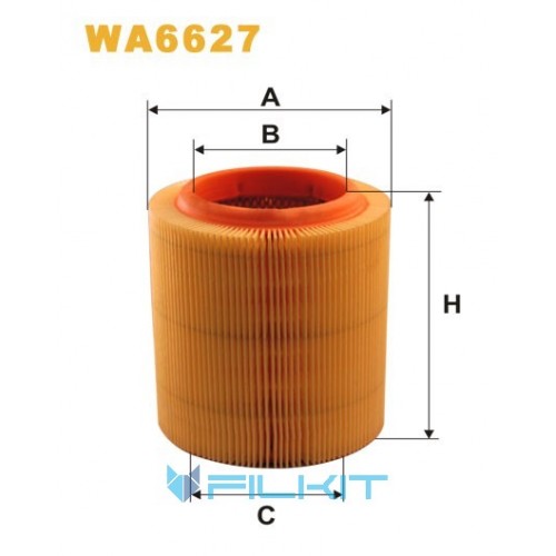 Фільтр повітряний WA6627 [WIX]