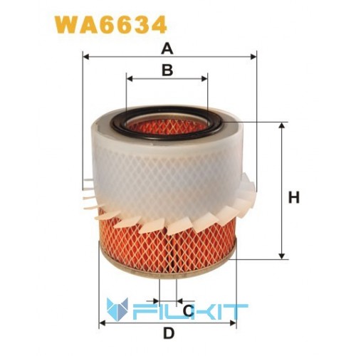 Air filter WA6634 [WIX]