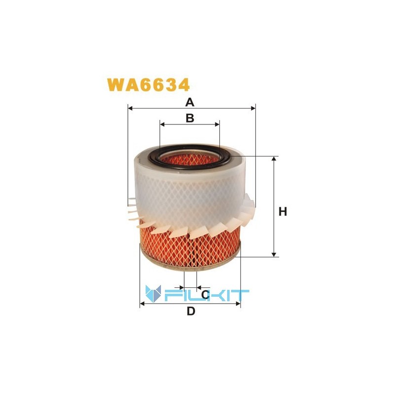 Air filter WA6634 [WIX]