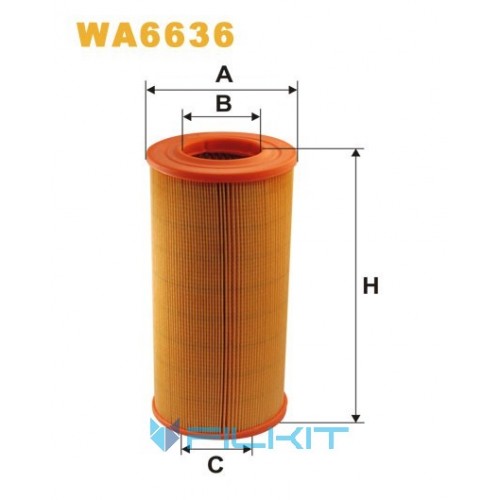 Air filter WA6636 [WIX]