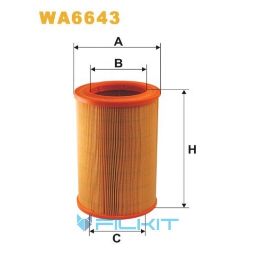 Air filter WA6643 [WIX]