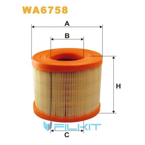 Фільтр повітряний WA6758 [WIX]