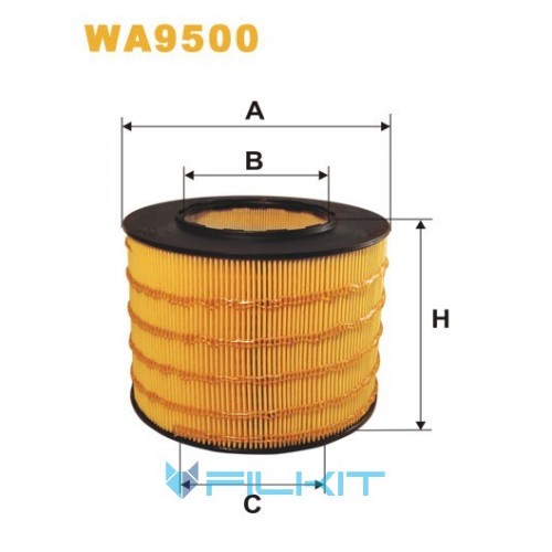 Фільтр повітряний WA9500 [WIX]