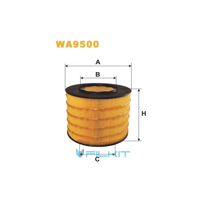 Фільтр повітряний WA9500 [WIX]