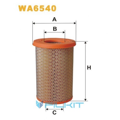 Фільтр повітряний WA9540 [WIX]