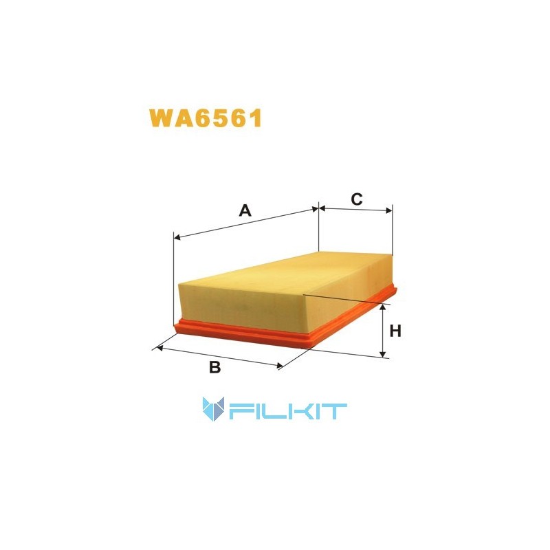 Фільтр повітряний WA6561 [WIX]