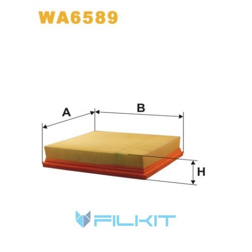 Фільтр повітряний WA6589 [WIX]