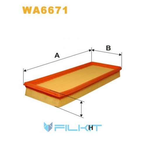 Фільтр повітряний WA6671 [WIX]