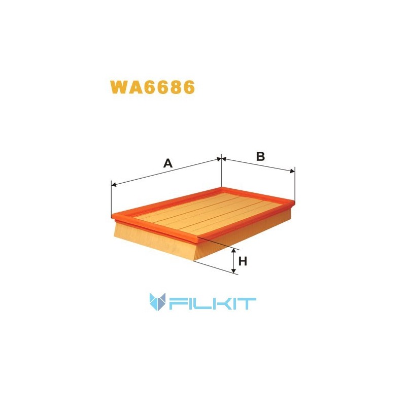 Air filter WA6686 [WIX]