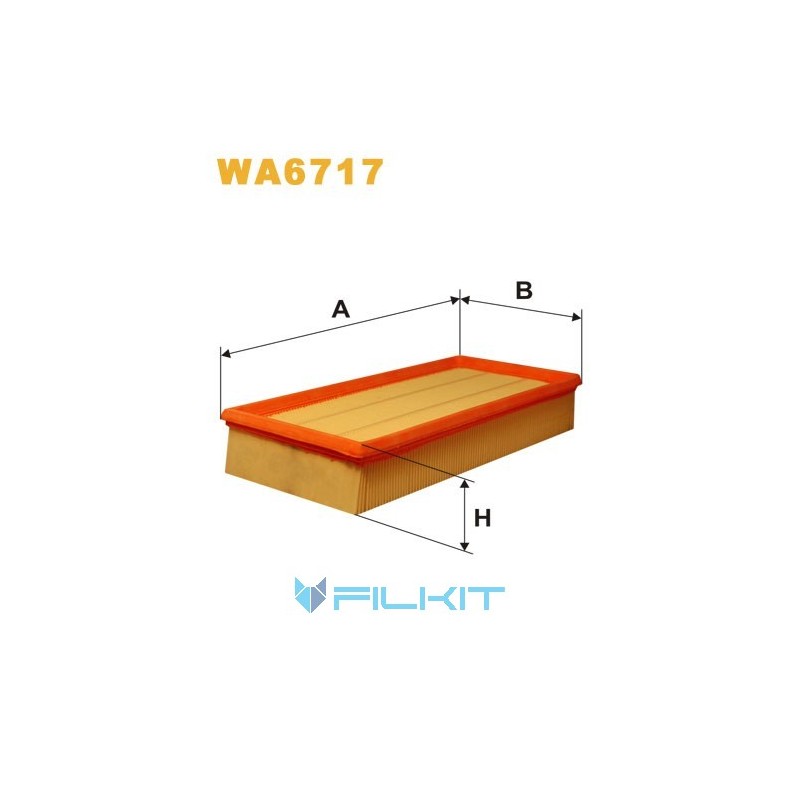 Фільтр повітряний WA6717 [WIX]