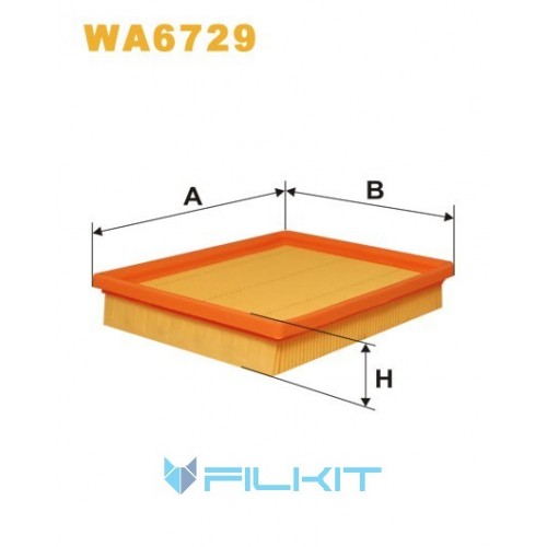 Фильтр воздушный WA6729 [WIX]