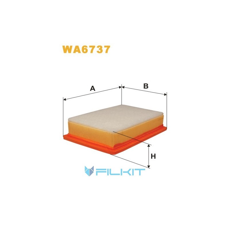 Фільтр повітряний WA6737 [WIX]