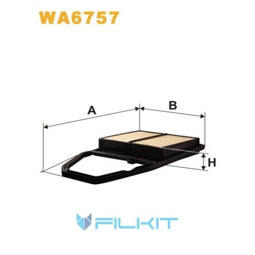 Air filter WA6757 [WIX]