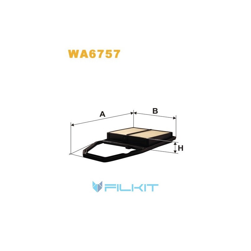 Air filter WA6757 [WIX]