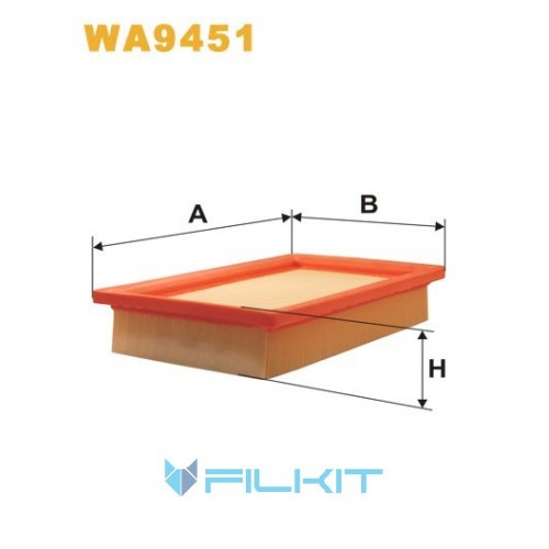 Фільтр повітряний WA9451 [WIX]