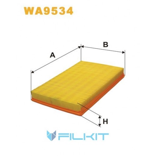 Фільтр повітряний WA9534 [WIX]