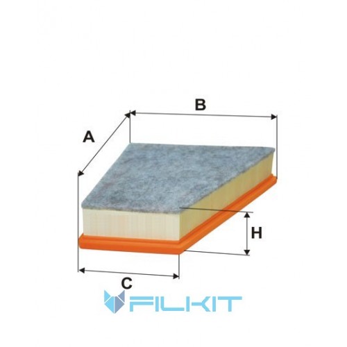 Фільтр повітряний WA9708 [WIX]