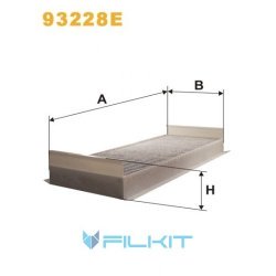 Cabin air filter 93228E [WIX]