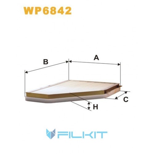 Cabin air filter WP6842 [WIX]