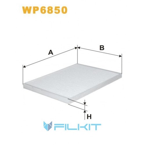 Cabin air filter WP6850 [WIX]