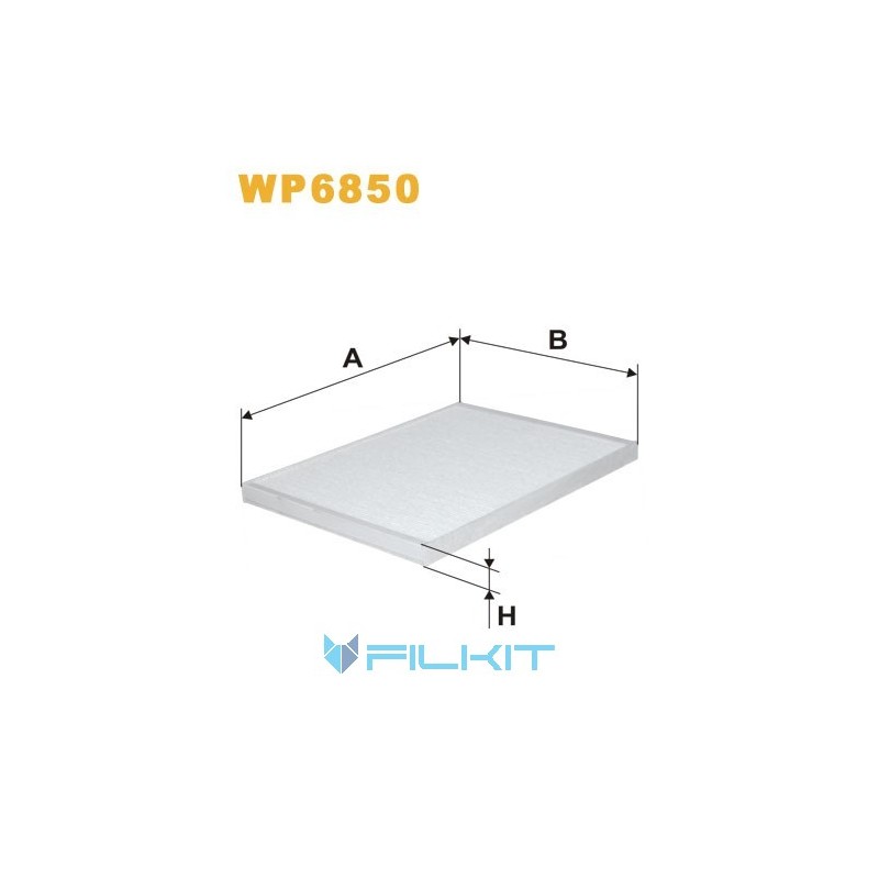 Cabin air filter WP6850 [WIX]