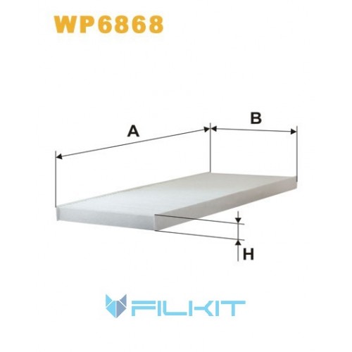 Cabin air filter WP6868 [WIX]