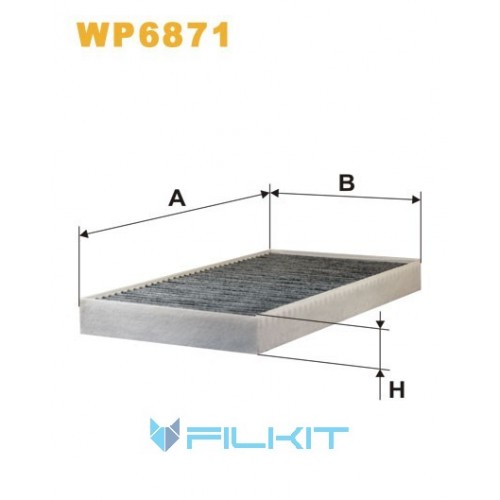 Cabin air filter WP6871 [WIX]