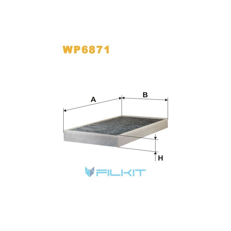 Cabin air filter WP6871 [WIX]